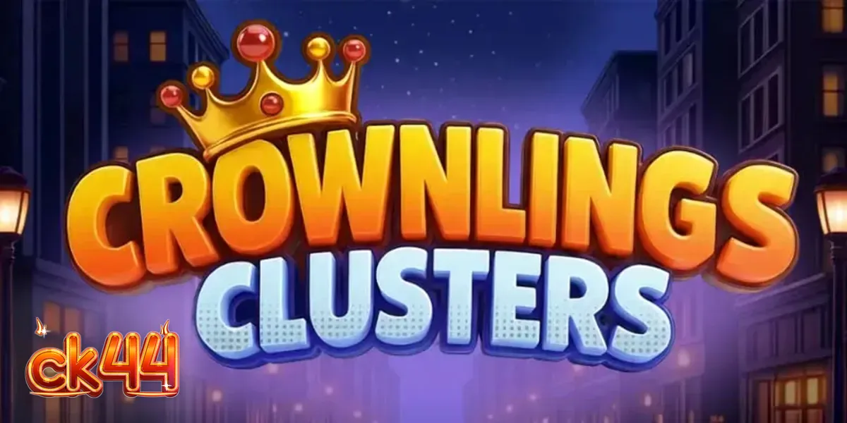 Crownlings Clusters স্লট গেমের রঙিন নিয়ন থিম এবং অদ্ভুত প্রাণীদের গ্রিড ডিসপ্লে